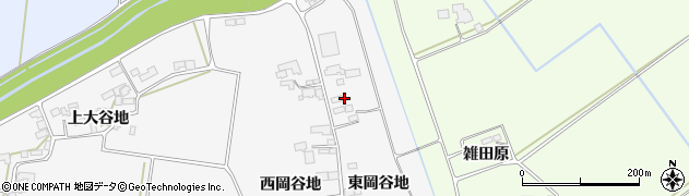 宮城県登米市登米町小島東岡谷地122周辺の地図
