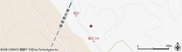宮城県栗原市瀬峰薬沢西周辺の地図