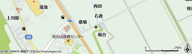 宮城県大崎市岩出山上野目西田周辺の地図