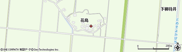 宮城県登米市迫町森花島周辺の地図