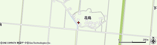 宮城県登米市迫町森花島123周辺の地図