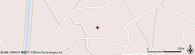 宮城県登米市南方町（青島屋敷）周辺の地図
