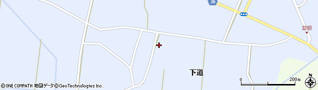 宮城県登米市中田町宝江新井田下道29周辺の地図
