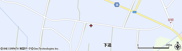宮城県登米市中田町宝江新井田下道1周辺の地図