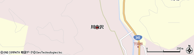 山形県鶴岡市関根（川内沢）周辺の地図