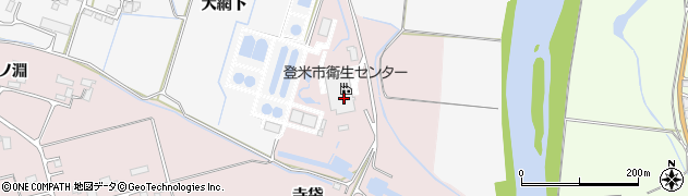 宮城県登米市南方町新寺袋周辺の地図