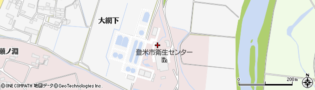 宮城県登米市南方町寺袋周辺の地図