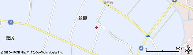 宮城県登米市中田町宝江新井田（並柳）周辺の地図