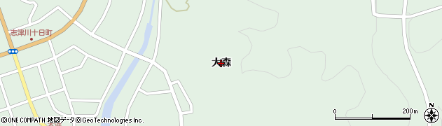 宮城県南三陸町（本吉郡）志津川（大森）周辺の地図