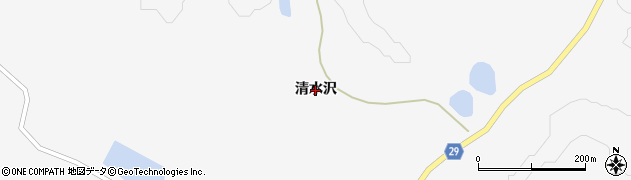 宮城県栗原市瀬峰（清水沢）周辺の地図