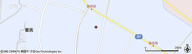 宮城県登米市中田町宝江新井田上待井24周辺の地図