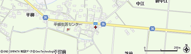 宮城県登米市迫町森平柳130周辺の地図