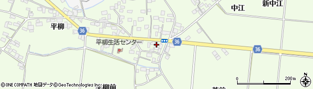 宮城県登米市迫町森平柳129周辺の地図