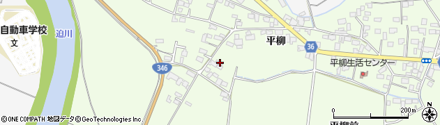 宮城県登米市迫町森平柳72周辺の地図
