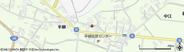 宮城県登米市迫町森平柳286周辺の地図