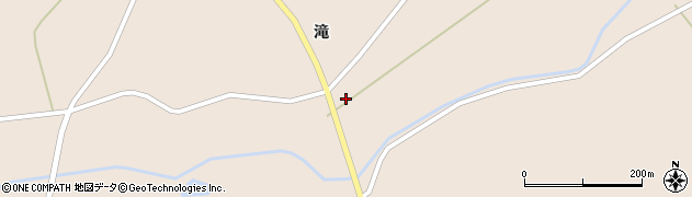 宮城県登米市迫町新田新滝周辺の地図