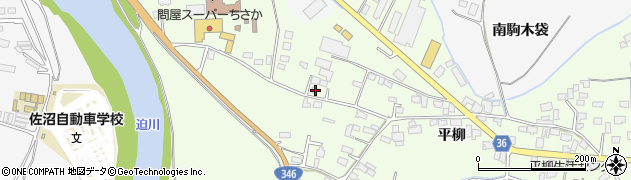 宮城県登米市迫町森平柳61周辺の地図