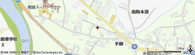 宮城県登米市迫町森平柳6周辺の地図