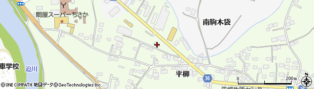 宮城県登米市迫町森平柳2周辺の地図