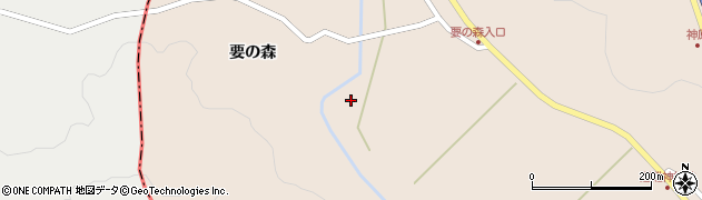 宮城県栗原市高清水川前周辺の地図