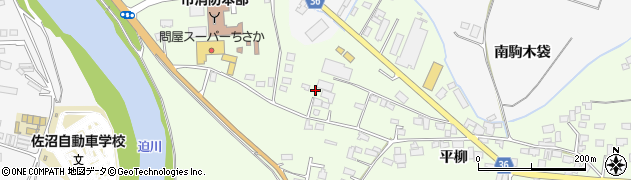 宮城県登米市迫町森平柳21周辺の地図