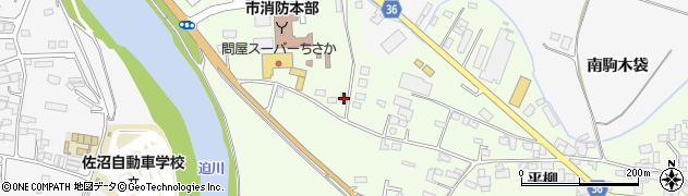 宮城県登米市迫町森平柳24周辺の地図