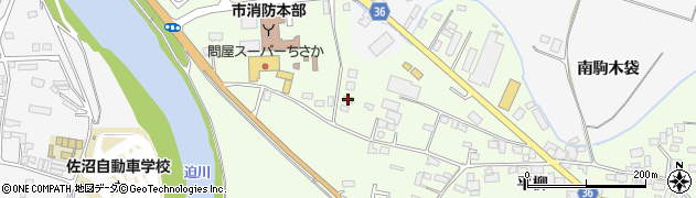 宮城県登米市迫町森平柳22周辺の地図