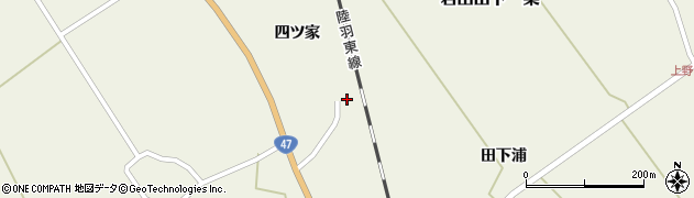 宮城県大崎市岩出山下一栗熊野堂3周辺の地図