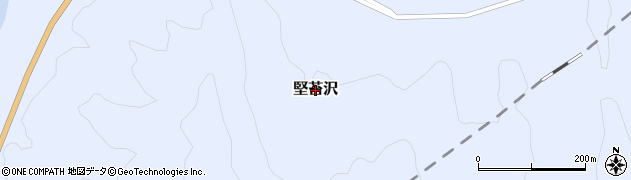 山形県鶴岡市堅苔沢周辺の地図