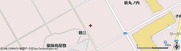 宮城県登米市南方町（丸内）周辺の地図