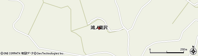 宮城県登米市迫町北方（鴻ノ巣沢）周辺の地図