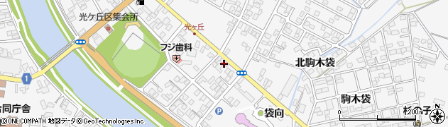 岩崎ガラス店周辺の地図