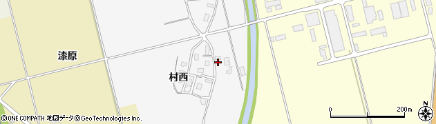 山形県鶴岡市中橋（村東）周辺の地図