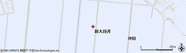 宮城県登米市中田町宝江新井田（大待井）周辺の地図