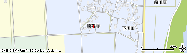 山形県鶴岡市勝福寺周辺の地図