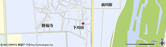 山形県鶴岡市勝福寺下川田113周辺の地図