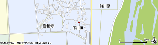 山形県鶴岡市勝福寺下川田218周辺の地図