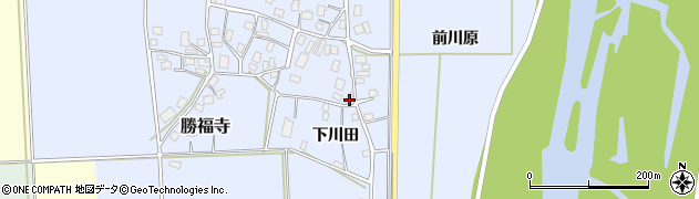 山形県鶴岡市勝福寺下川田216周辺の地図