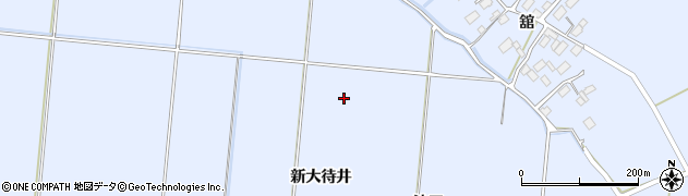 宮城県登米市中田町宝江新井田新大待井周辺の地図