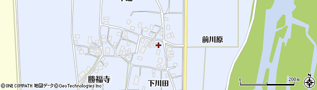 山形県鶴岡市勝福寺下川田225周辺の地図