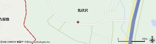 宮城県栗原市一迫柳目馬伏沢133周辺の地図