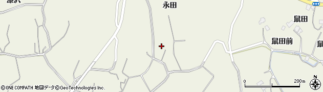 宮城県登米市迫町北方永田42周辺の地図