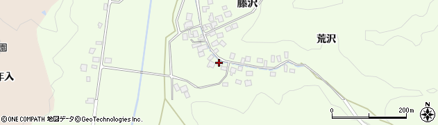 山形県鶴岡市藤沢74周辺の地図