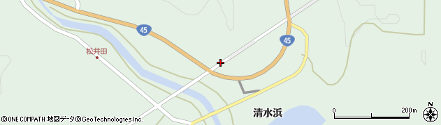 清水浜駅周辺の地図