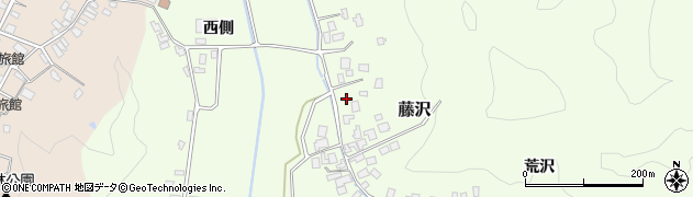 山形県鶴岡市藤沢周辺の地図