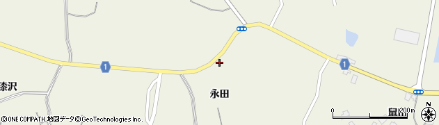宮城県登米市迫町北方永田2周辺の地図