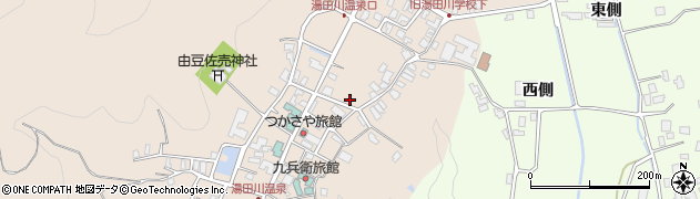 山形県鶴岡市湯田川湯元周辺の地図