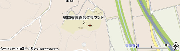 山形県鶴岡市高坂（鉢ケ森）周辺の地図