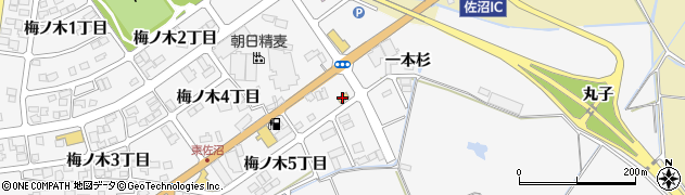 セブンイレブン佐沼梅ノ木店周辺の地図