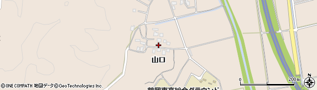 山形県鶴岡市高坂山口116周辺の地図